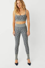Noelle Waffle Legging - Apres Ski