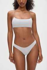 Lenox Bralette Bikini Top - Heather Grey