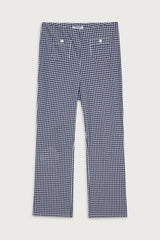Parlour Gingham Capri Pant - Seaside Gingham