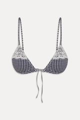 Elena Micro Cotton Bikini Top - Midnight Wishes