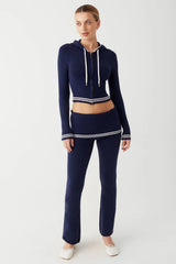Aimee Cloud Knit Flare Pant - Starlight