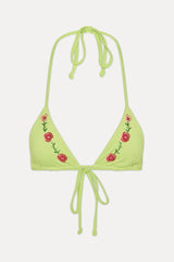 Nick Skimpy Triangle Bikini Top - Lily Pad