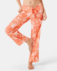 Palm Haze Tie Front Cover Up Pant