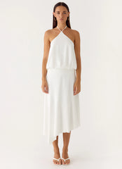 To The Girls Midi Dress - White