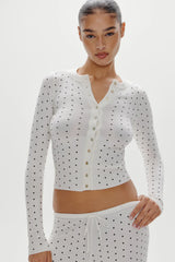 Lenon Button Up Knit Sweater - Belle of the Ball