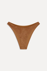 x BELLA HADID Dove Suede Bikini Bottom - Sunkissed Suede