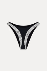 x Khy Dove Lace Bikini Bottom - Midnight Lace