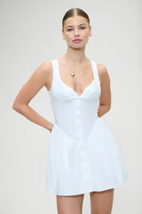 Charlotte Corset Mini Dress - White
