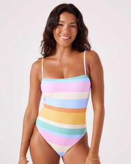 Go My Way Bandeau One Piece Swimsuit