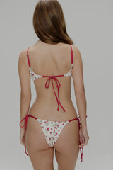 Divine Skimpy String Bikini Bottom - Strawberry Field