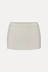 Marialla Knit Mini Skort - Soft Vanilla