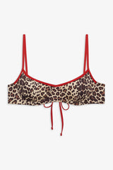 Cola Underwire Bikini Top - Cheetah