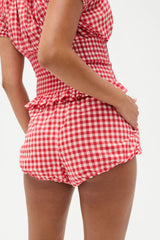 Cider Gingham Bloomers - Cherry Gingham