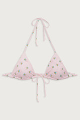 Nick Reversible Triangle Bikini Top - Sweetheart Stripe