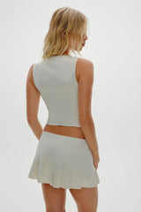 Lilia Corset Top - Feather