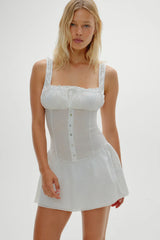 Christa Ruffle Mini Dress - Sunrose