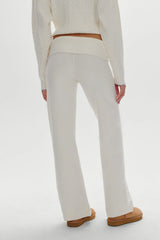 Dawson Knit Fold Over Pants - Honeymoon