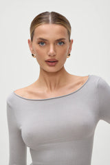 Theo Knit Sweater - Ash