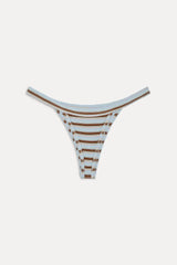 Cole Striped Bikini Bottom - Verona Stripe