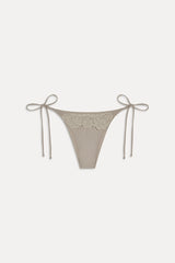 Mackenzie Cheeky Shine Bikini Bottom - Birthday Suit