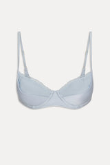Austin Underwire Shine Bikini Top - Frosting