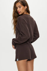 Noah Thermal Long Sleeve Shirt - Walnut