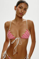 x Réalisation Par Lila Triangle Bikini Top - Portofino