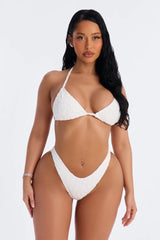 Your One And Only Bikini And Coverup Short Set - White