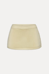 Ash Knit Mini Skort - Buttercup