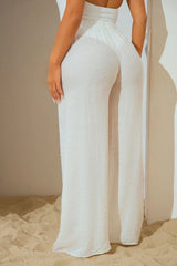 Grecian Sea Breeze Cover Up Pants - White
