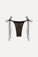 x BELLA HADID Divine Skimpy Bikini Bottom - Cocoa