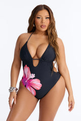 Flora Femme 1 Piece Swimsuit - Black