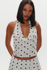 Serenity Halter Top - Moonstone