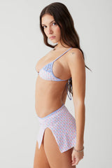 Marly Plaid Mini Skirt - Rose Picnic