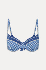 Aspen Underwire Bikini Top - Starry Gingham