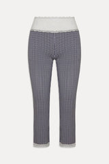 Nikki Gingham Capri Pants - Midnight Wishes