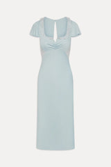 Delicate Lace Midi Dress - Angel's Breath