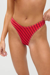 x JENNIE Full Moon Bikini Bottom - Spring Stripe