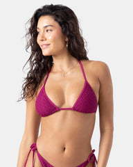 Crochet Mini Tiki Triangle Bikini Top