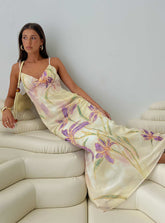 Isakaia Beaded Maxi Dress Floral / Multi