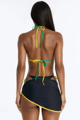 Seaside Serenade Bikini And Coverup Skirt - Black