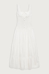 Christabelle Eyelet Maxi Dress - Angel's Wing