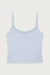 Farmhouse Striped Cotton Camisole - Sleepy Stripe