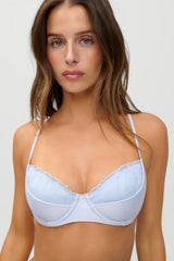 Austin Underwire Shine Bikini Top - Frosting
