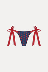 x Khy Mackenzie Skimpy Bikini Bottom - Strawberry Dot