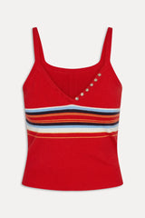 Graham Knit Tank - Ember Stripe