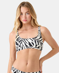 Surfer's Paradise Reversible Sport Bralette Bikini Top
