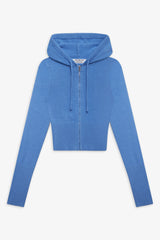 Aimee Zip Up Hoodie - Blue Moon