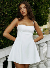 Easy To Love Mini Dress White