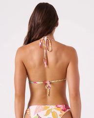 Hot Tropics Reversible Mini Tiki Triangle Bikini Top